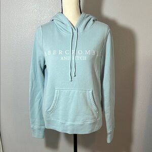 Abercrombie & Fitch Light Blue Hoodie